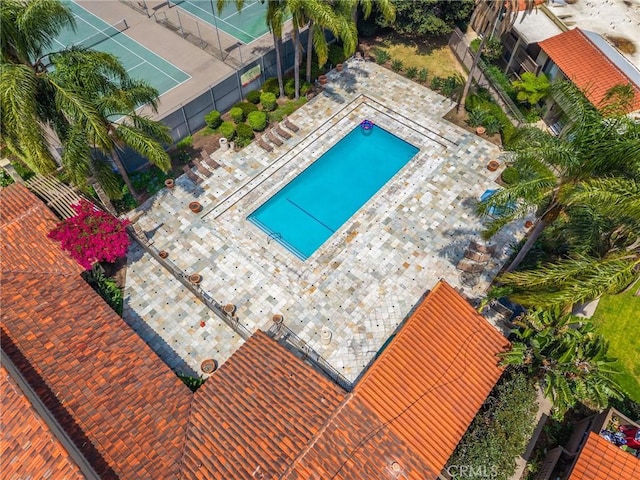 1345 Cabrillo Park Dr Unit S16, Santa Ana, CA 92701 - drone / aerial view of a pool