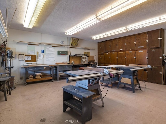 22652 Nadine Cir Unit A, Torrance, CA 90505 - miscellaneous room with a workshop area and a textured ceiling
