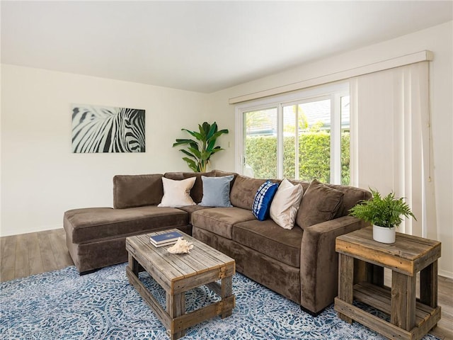 22652 Nadine Cir Unit A, Torrance, CA 90505 - living area with wood finished floors and baseboards