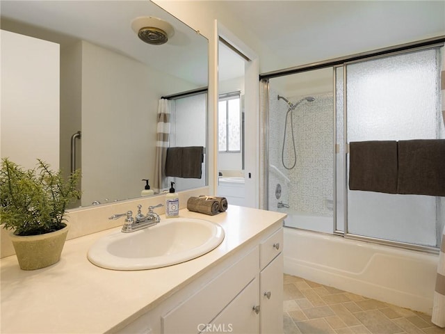 22652 Nadine Cir Unit A, Torrance, CA 90505 - bathroom featuring vanity and shower / bath combination with glass door
