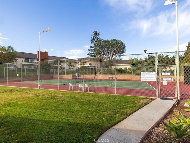 22652 Nadine Cir Unit A, Torrance, CA 90505 - view of tennis court with a gate