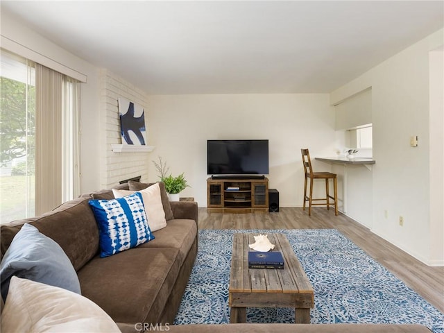 22652 Nadine Cir Unit A, Torrance, CA 90505 - living area with wood finished floors and baseboards