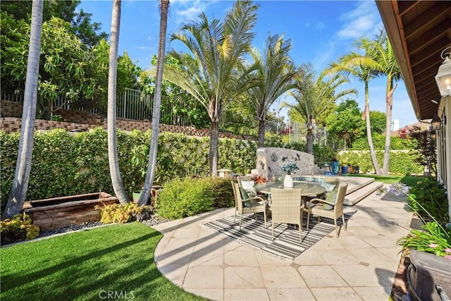 12165 Ojeda Ct, Tustin, CA 92782 - view of patio / terrace featuring outdoor dining area