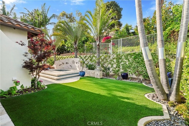 12165 Ojeda Ct, Tustin, CA 92782 - view of yard featuring a hot tub
