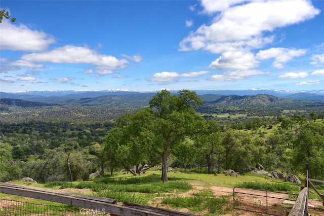 42625 Red Top Mountain Ct, Coarsegold, CA 93614 - view of mountain background featuring a heavily wooded area