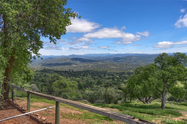 42625 Red Top Mountain Ct, Coarsegold, CA 93614 - view of mountain background with a heavily wooded area and rural landscape