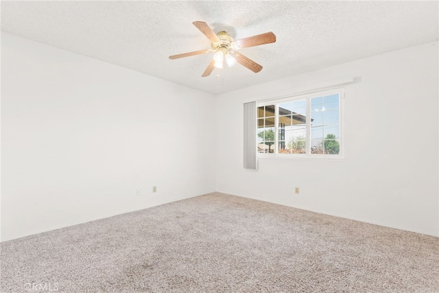42159 Mayberry Ave, Hemet, CA 92544 - carpeted empty room featuring a textured ceiling and a ceiling fan