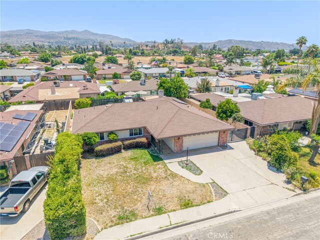 42159 Mayberry Ave, Hemet, CA 92544 - aerial view of residential area featuring a mountainous background