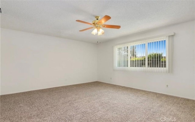 42159 Mayberry Ave, Hemet, CA 92544 - carpeted empty room featuring ceiling fan and a textured ceiling