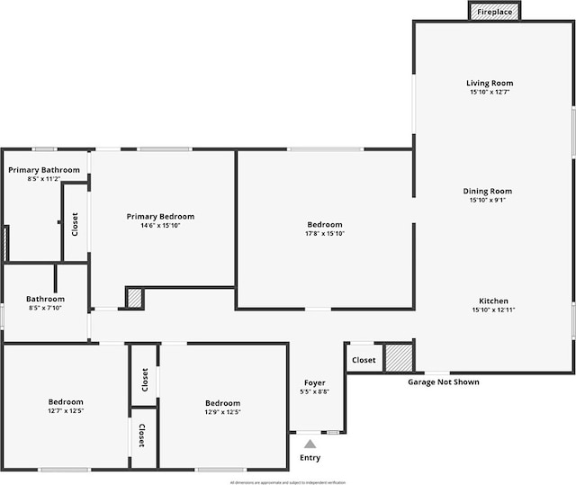 42159 Mayberry Ave, Hemet, CA 92544 - view of floor plan / room layout