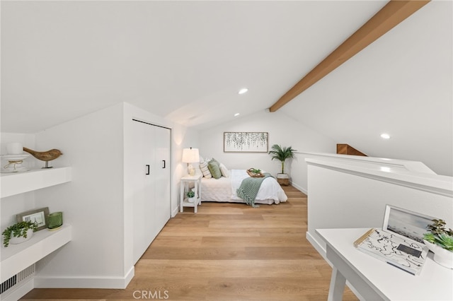 2733 Pine Creek Cir, Fullerton, CA 92835 - bedroom featuring light wood finished floors, recessed lighting, and baseboards