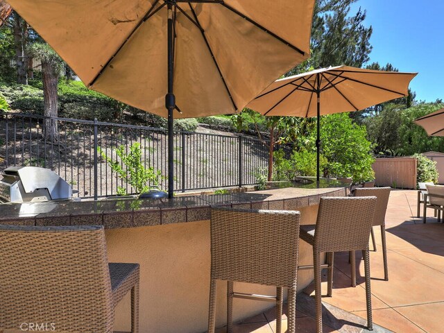 1 Lennox Ct, Ladera Ranch, CA 92694 - view of patio featuring an outdoor bar