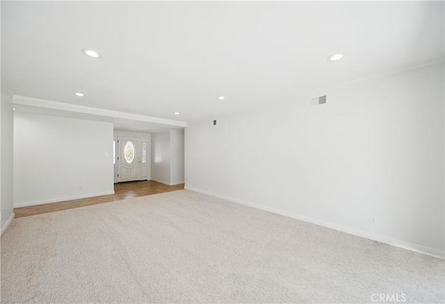 427 W Northridge Ave, Glendora, CA 91741 - unfurnished room featuring light carpet, recessed lighting, and baseboards