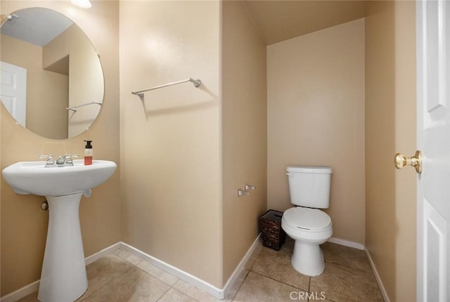 3762 Almansa Way, Perris, CA 92571 - bathroom featuring toilet, tile patterned floors, and baseboards