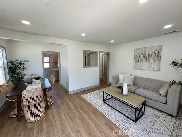 2510 Termino Ave, Long Beach, CA 90815 - living area with recessed lighting and wood finished floors