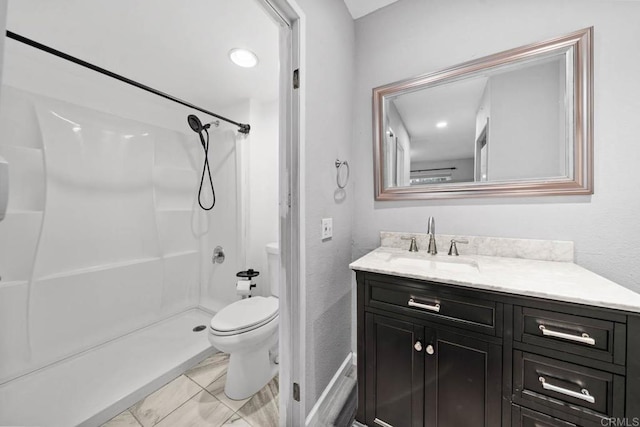 2920 Briarwood Rd Unit G12, Bonita, CA 91902 - full bathroom featuring vanity, toilet, a shower, and baseboards