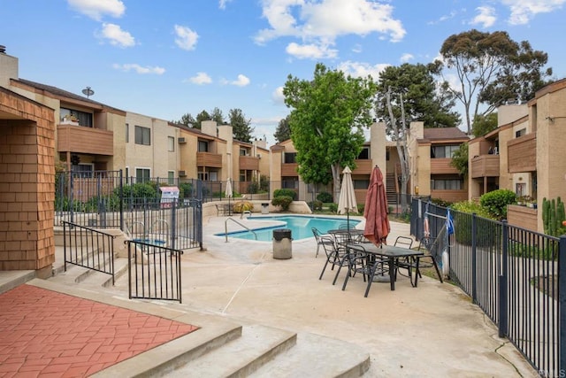 2920 Briarwood Rd Unit G12, Bonita, CA 91902 - community pool featuring a residential view and a patio area