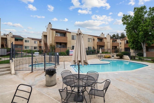 2920 Briarwood Rd Unit G12, Bonita, CA 91902 - community pool featuring a residential view and a patio