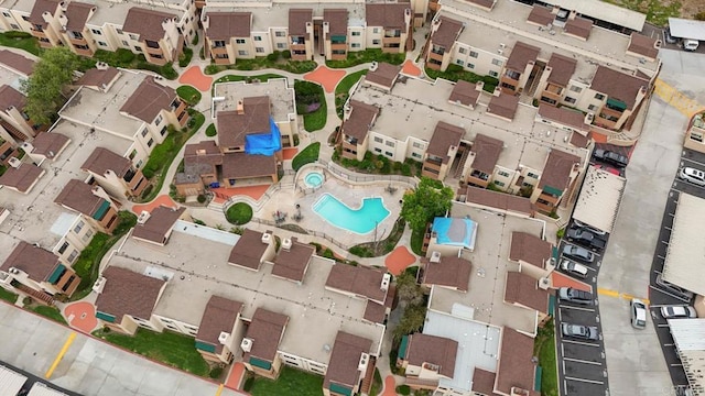 2920 Briarwood Rd Unit G12, Bonita, CA 91902 - aerial view of residential area featuring a pool