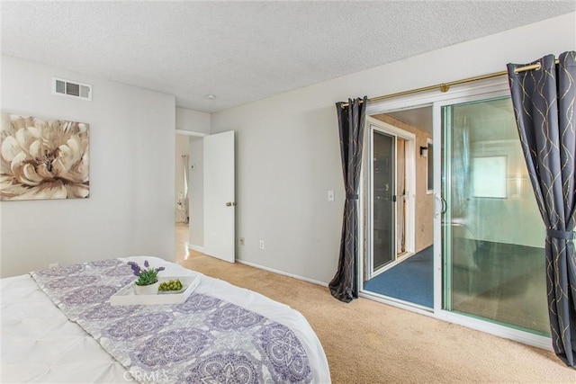 366 Elderberry St, La Verne, CA 91750 - bedroom featuring carpet flooring, a textured ceiling, baseboards, and access to outside