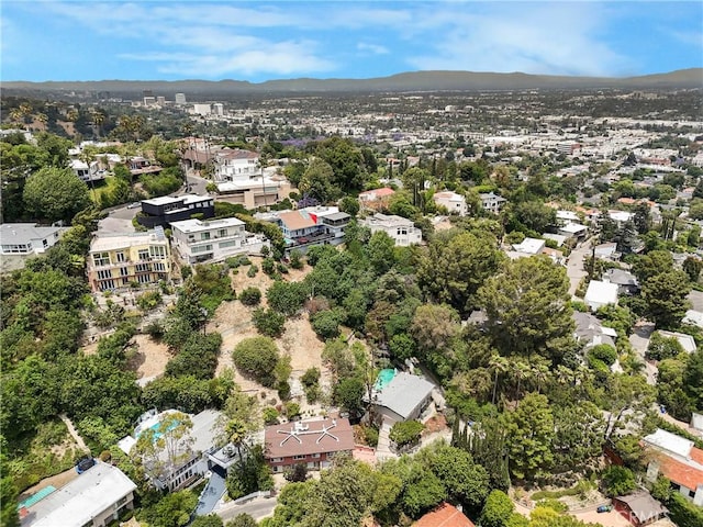 3839 Davana Rd, Sherman Oaks, CA 91423 - aerial view of property's location with a mountainous background