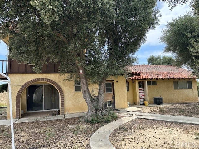 28450 6th St, Temecula, CA 92590 - view of front of property with stucco siding and cooling unit