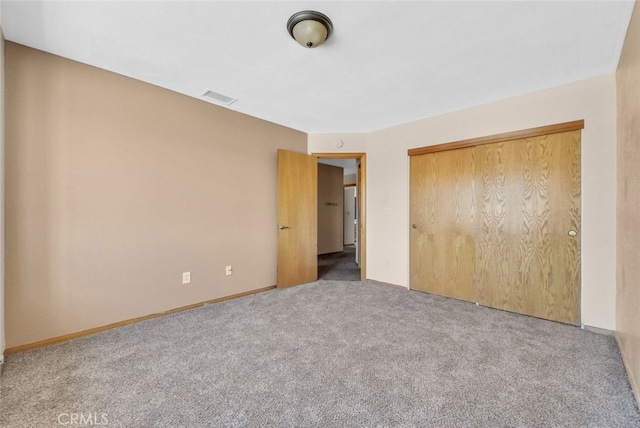 16635 Wintun Rd, Apple Valley, CA 92307 - unfurnished bedroom with carpet flooring, a closet, and baseboards