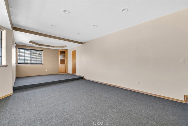 16635 Wintun Rd, Apple Valley, CA 92307 - empty room featuring carpet, baseboards, and recessed lighting
