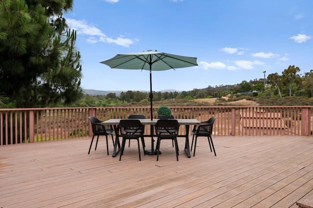 4036 Stonebridge Ln, Rancho Santa Fe, CA 92091 - deck with outdoor dining space