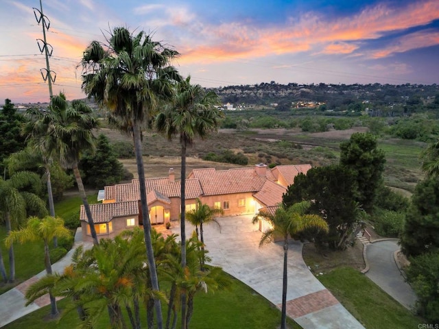 4036 Stonebridge Ln, Rancho Santa Fe, CA 92091 - aerial view of property and surrounding area
