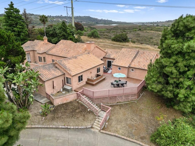 4036 Stonebridge Ln, Rancho Santa Fe, CA 92091 - aerial view of property and surrounding area