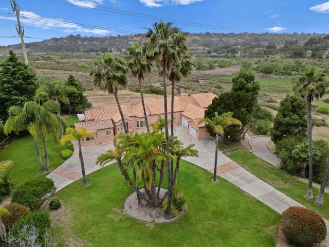 4036 Stonebridge Ln, Rancho Santa Fe, CA 92091 - view from above of property featuring mountains