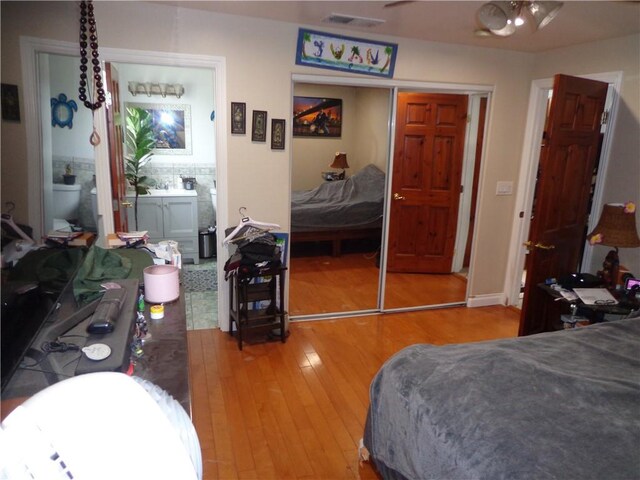 1908 Bailey Ave, Rosemead, CA 91770 - bedroom featuring a closet and wood-type flooring
