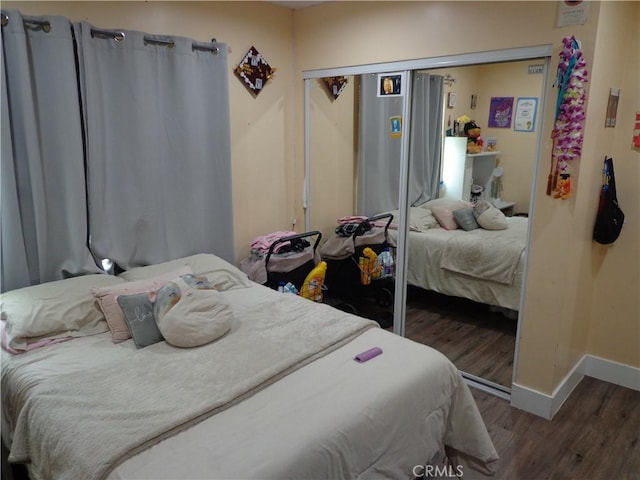 1908 Bailey Ave, Rosemead, CA 91770 - bedroom with baseboards and wood finished floors