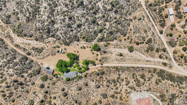 3537 Pinon Pines Rd, Wrightwood, CA 92397 - aerial view of property's location with a desert landscape and rural landscape