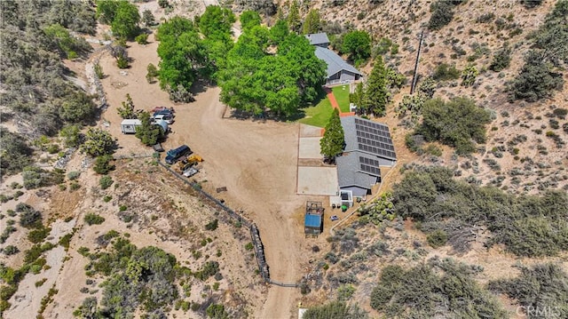 3537 Pinon Pines Rd, Wrightwood, CA 92397 - aerial view of property and surrounding area with a desert landscape and rural landscape