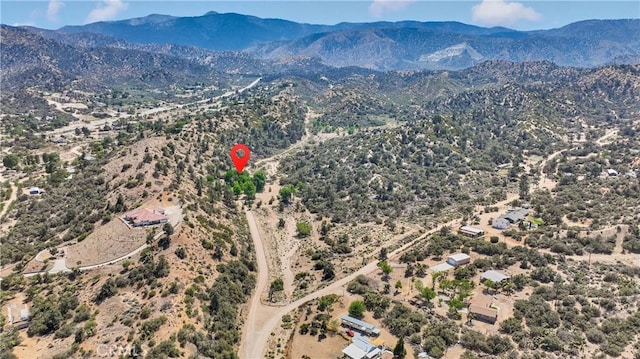 3537 Pinon Pines Rd, Wrightwood, CA 92397 - overview of rural landscape with a mountainous background and a desert landscape