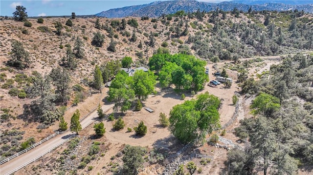 3537 Pinon Pines Rd, Wrightwood, CA 92397 - aerial view of sparsely populated area with a mountainous background and a desert landscape