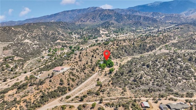 3537 Pinon Pines Rd, Wrightwood, CA 92397 - aerial view of sparsely populated area with a mountainous background and a desert landscape