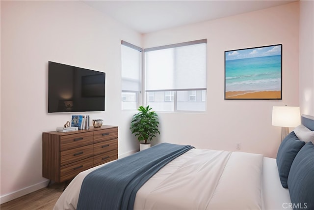 15820 Caterpillar Dr, Fontana, CA 92336 - bedroom with wood finished floors and baseboards