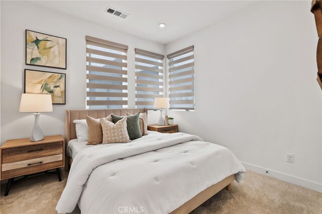 1914 W Bushell St, Anaheim, CA 92805 - bedroom with carpet, baseboards, and recessed lighting