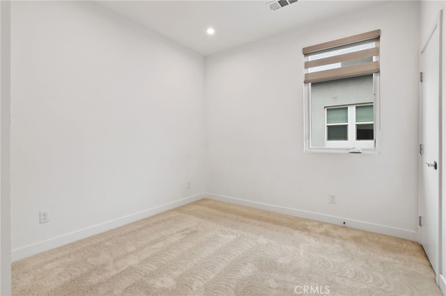 1914 W Bushell St, Anaheim, CA 92805 - unfurnished room with carpet floors, baseboards, and recessed lighting