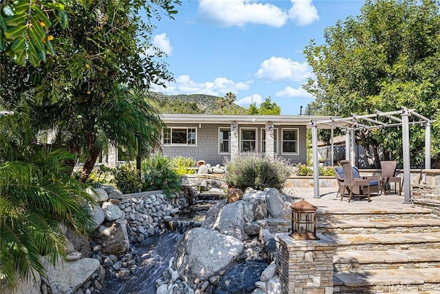 2212 Rim Rd, Duarte, CA 91008 - back of property with a pergola