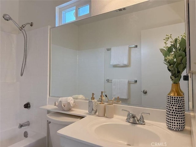 333 S Arroyo Dr Unit J, San Gabriel, CA 91776 - full bathroom featuring toilet,  shower combination, and vanity