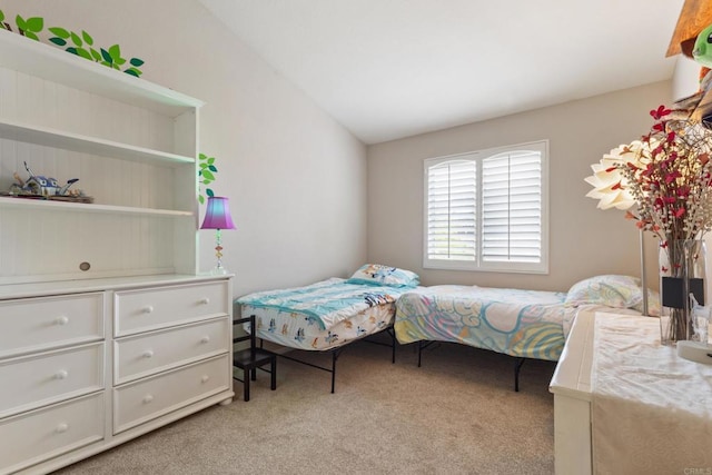1394 Corte Magna, Oceanside, CA 92057 - bedroom featuring light colored carpet and lofted ceiling