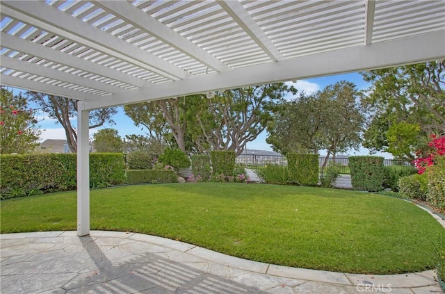 19 Byron Close, Laguna Niguel, CA 92677 - view of yard with a patio area and a pergola