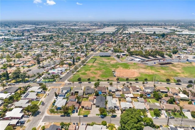 7321 Eglise Ave, Pico Rivera, CA 90660 - aerial view of property's location with nearby suburban area