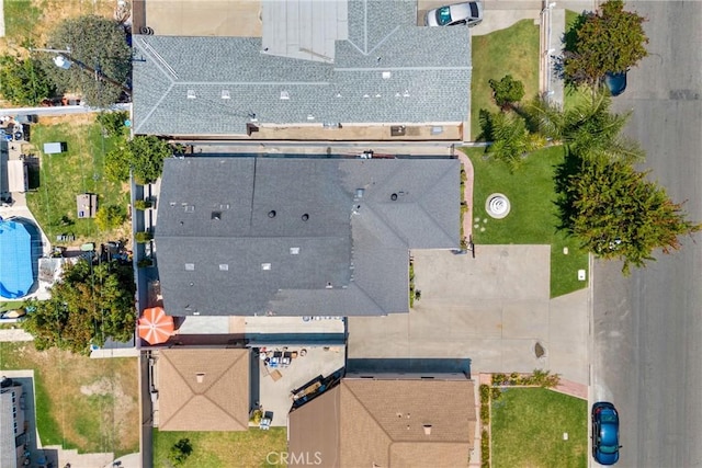 7321 Eglise Ave, Pico Rivera, CA 90660 - aerial view of property's location with a pool area