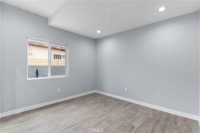7321 Eglise Ave, Pico Rivera, CA 90660 - unfurnished room with light wood finished floors and recessed lighting