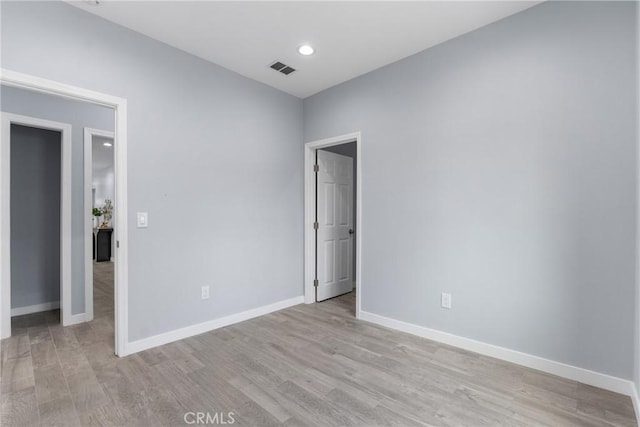 7321 Eglise Ave, Pico Rivera, CA 90660 - unfurnished bedroom featuring light wood-type flooring